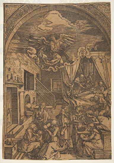 The Birth of the Virgin, from The Life of the Virgin