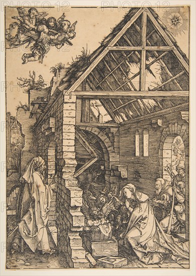 The Nativity, from The Life of the Virgin, 1502-3. Creator: Albrecht Durer.