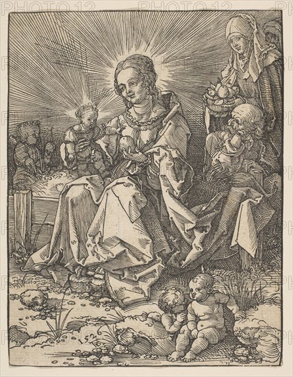 The Madonna on a Grassy Bank, 1526. Creator: Possibly Albrecht Dürer