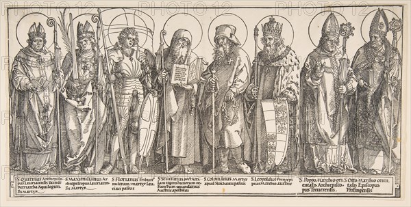 The Patron Saints of Austria, 1515-17. Creator: Albrecht Durer.