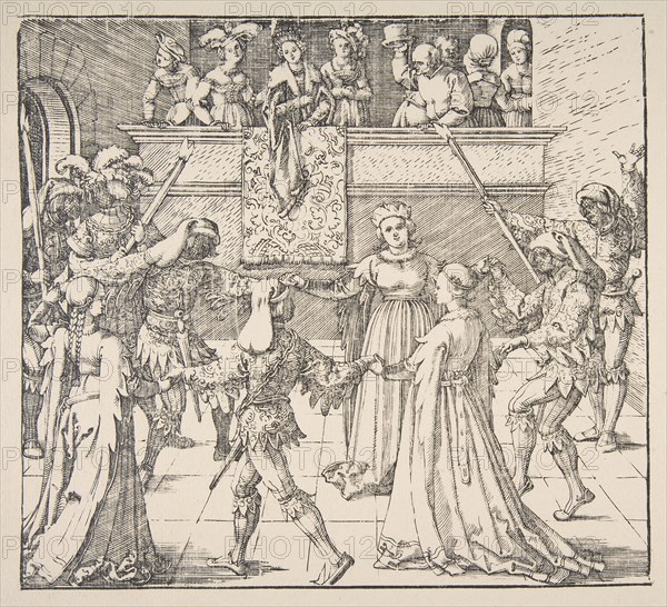 Masquerade Dance with Torches, 1922. Creator: Albrecht Durer.