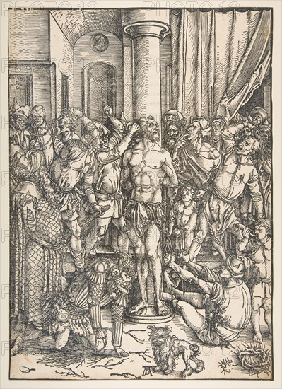 The Scourging of Christ.n.d. Creator: Albrecht Durer.