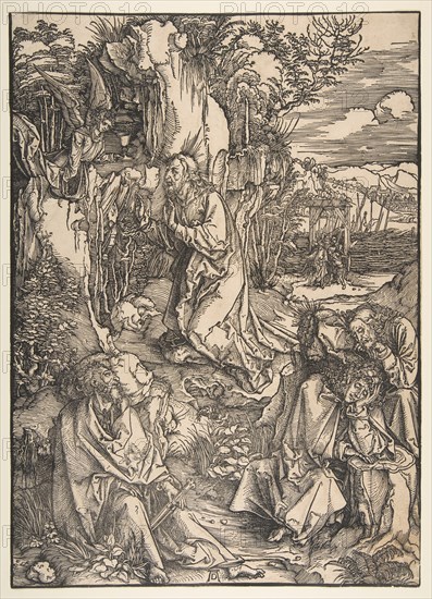 Agony in the Garden.n.d. Creator: Albrecht Durer.