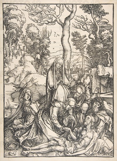 The Lamentation, from The Large Passion.n.d. Creator: Albrecht Durer.