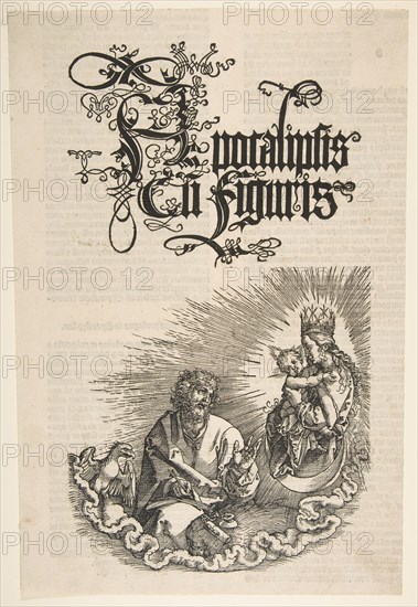 The Virgin and Saint John, from the Apocalypse, 1511. Creator: Albrecht Durer.