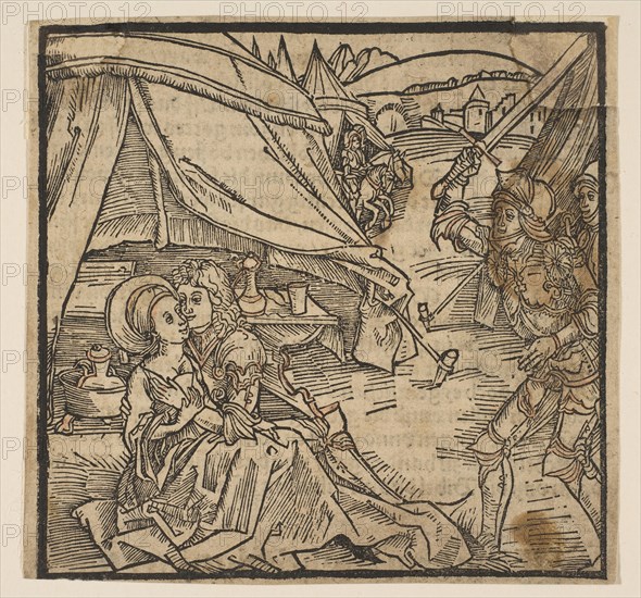 Illustration from the Ritter von Turn, 1493.n.d. Creator: Albrecht Durer.