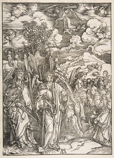 Angels Restraining the Four Winds.n.d. Creator: Albrecht Durer.