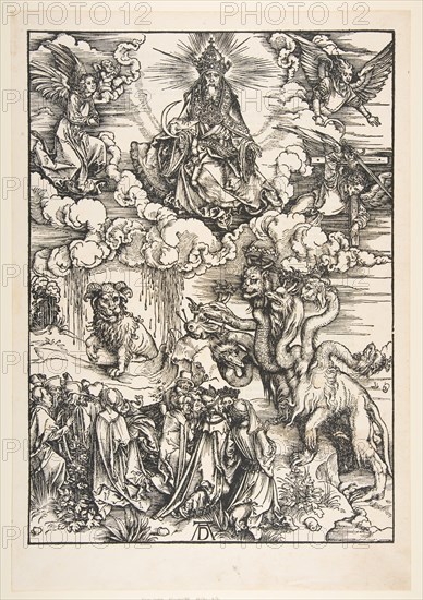 The Beast with Two Horns Like a Lamb, from The Apocalypse.n.d. Creator: Albrecht Durer.