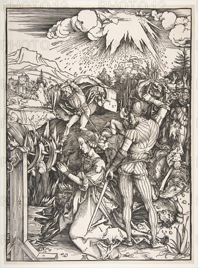 The Martyrdom of Saint Catherine of Alexandria.n.d. Creator: Albrecht Durer.