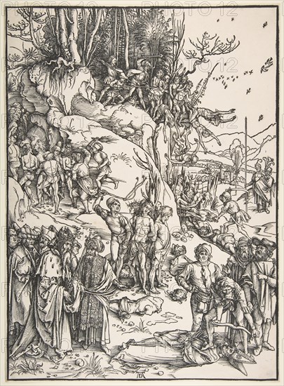 Martyrdom of the Ten Thousand.n.d. Creator: Albrecht Durer.