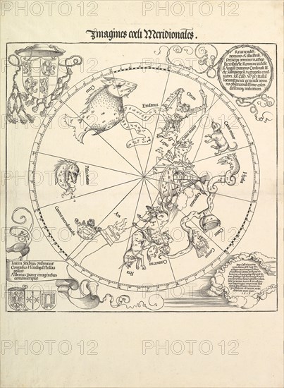 The Celestial Globe-Southern Hemisphere, 1515. Creator: Albrecht Durer.