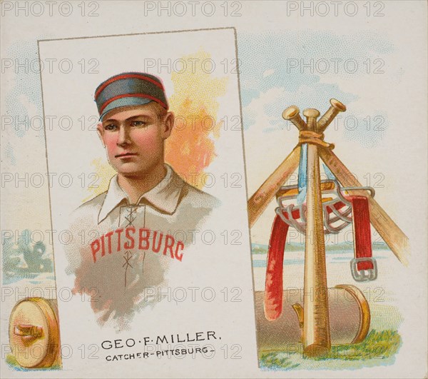George F. Miller, Catcher, Pittsburgh, from World's Champions, Second Series