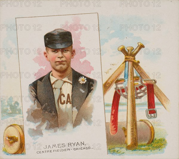 James Ryan, Center Fielder, Chicago, from World's Champions, Second Series