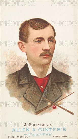 Jacob Schaefer, Billiard Player, from World's Champions, Series 1