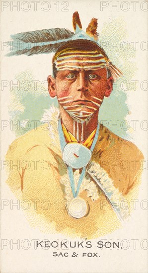 Keokuk's Son, Sac and Fox, from the American Indian Chiefs series