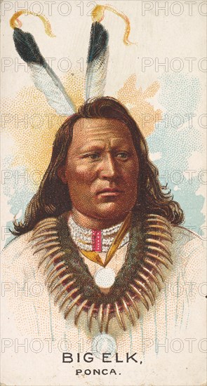 Big Elk, Ponca, from the American Indian Chiefs series