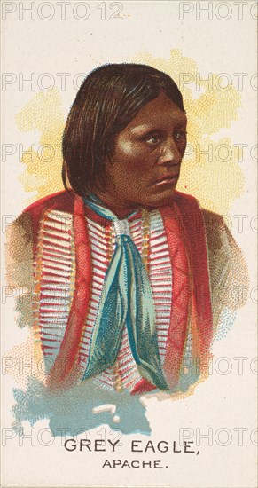 Grey Eagle, Apache, from the American Indian Chiefs series