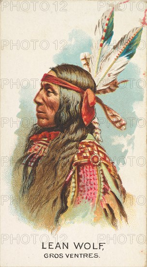 Lean Wolf, Gros Ventres, from the American Indian Chiefs series