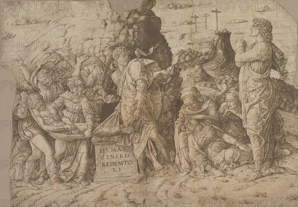 The Entombment of Christ, ca. 1465-75. Creator: Andrea Mantegna.
