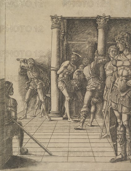 The Flagellation, with the Pavement, ca. 1475-80. Creator: Unknown.