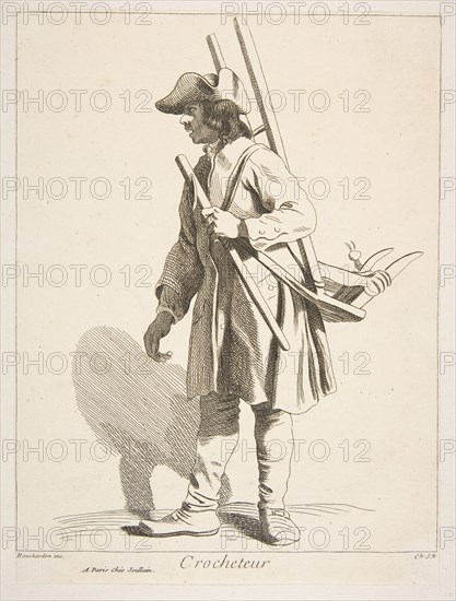 Hardware Peddler, 1746. Creator: Caylus, Anne-Claude-Philippe de.