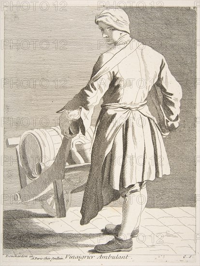 Wandering Vinegar Seller, 1738. Creator: Caylus, Anne-Claude-Philippe de.