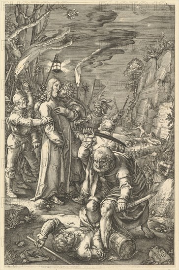 The Betrayal of Christ, from The Passion of Christ, ca. 1598-1617. Creator: Unknown.