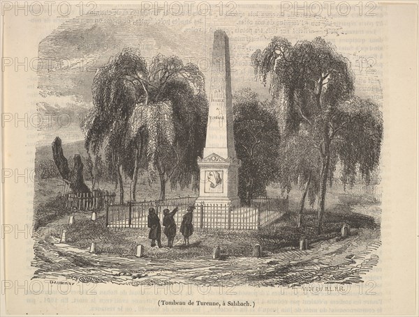 Tombeau de Turenne à Salsbach, 1835-78. Creator: Unknown.