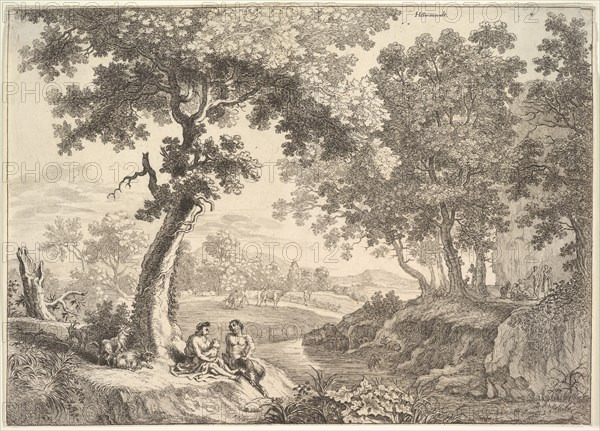 Satyrs in a Landscape. Creator: Unknown.