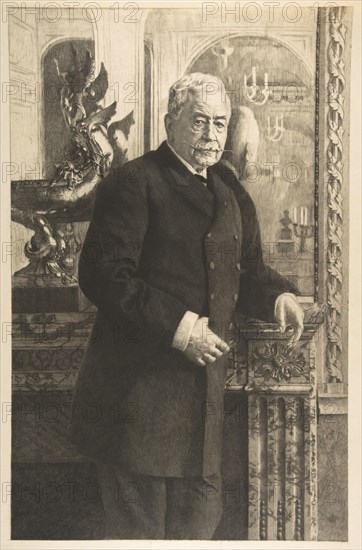 Portrait of Ferdinand Lesseps, 1850-1914. Creator: Unknown.