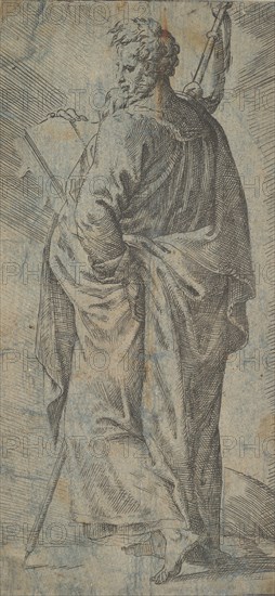 Male Saint, 16th century. Creator: Unknown.