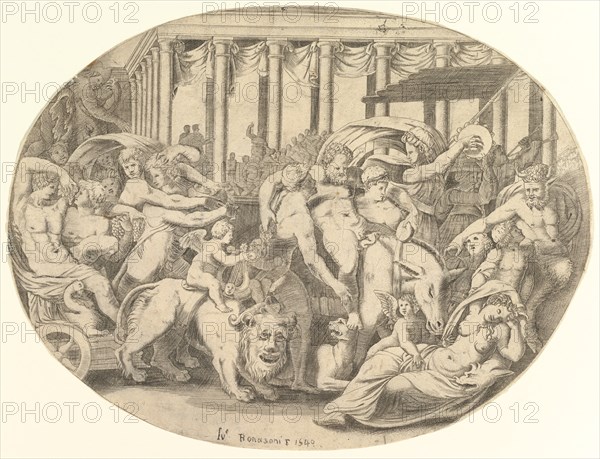 The Triumph of Bacchus, 16th century. Creator: Unknown.