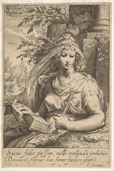 Temperance, from The Seven Virtues. Creator: Unknown.