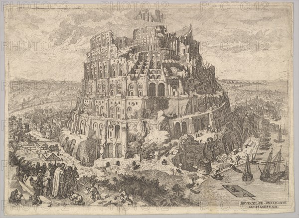 The Tower of Babel. Creator: Anton Joseph von Prenner.