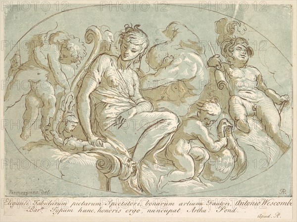 Venus Surrounded by Putti, ca. 1735. Creator: Arthur Pond.