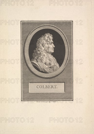 Portrait of Colbert, 1800. Creator: Augustin de Saint-Aubin.
