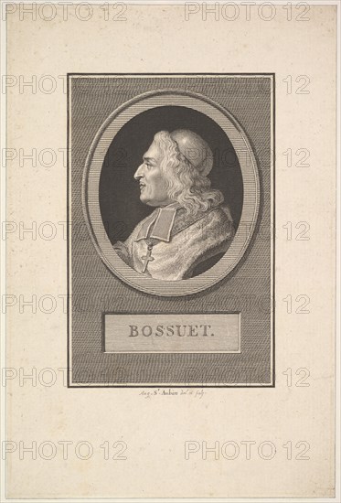 Portrait of Bossuet, 1803. Creator: Augustin de Saint-Aubin.