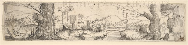 Landscape, 1545. Creator: Augustin Hirschvogel.