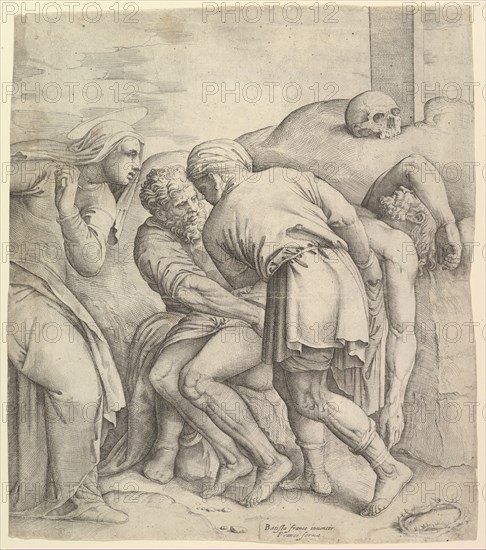 The Entombment. Creator: Battista Franco Veneziano.