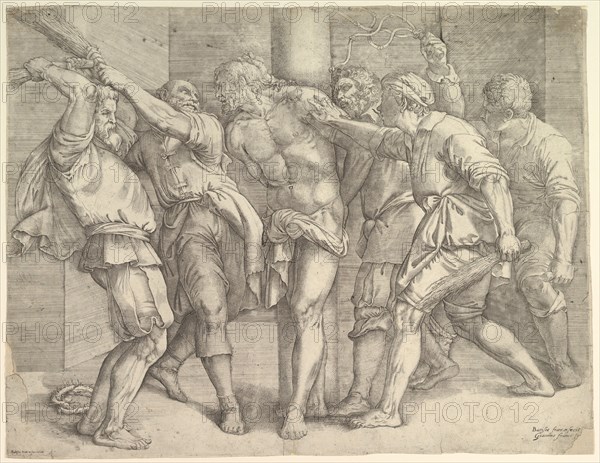 The Flagellation, ca. 1552-61. Creator: Battista Franco Veneziano.