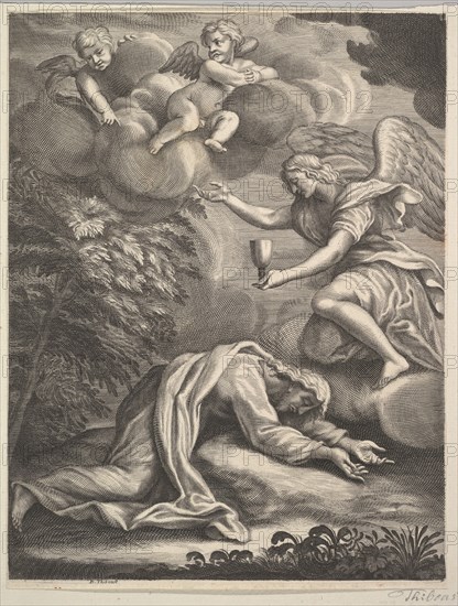 Agony in the Garden, 1680-1719. Creator: Benoit Thiboust.