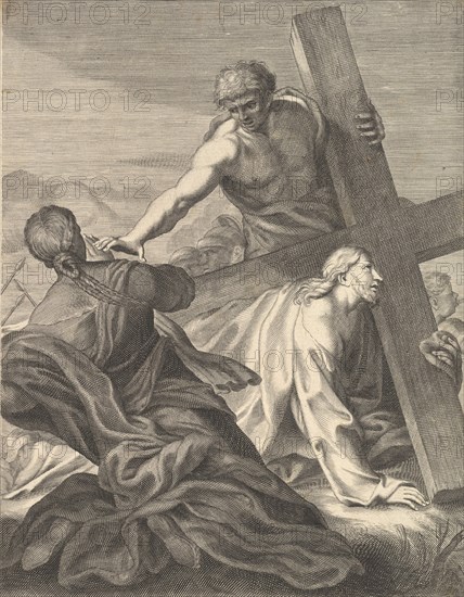 Christ Carrying the Cross, 1680-1719. Creator: Benoit Thiboust.