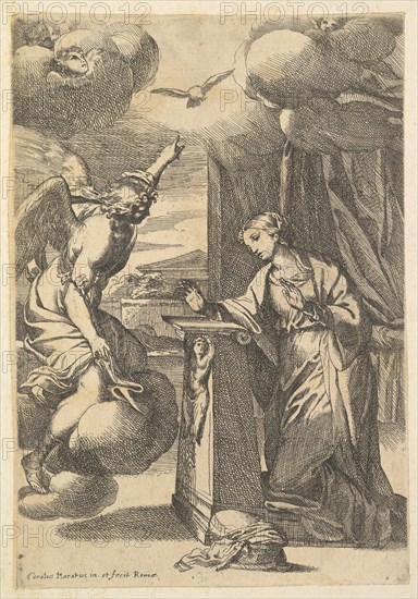 The Annunciation. Creator: Carlo Maratti.