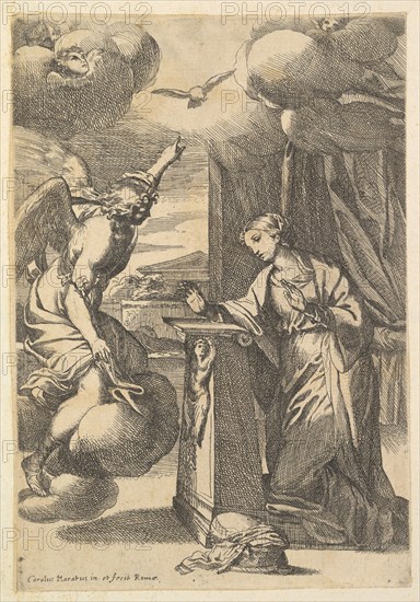 The Annunciation. Creator: Carlo Maratti.