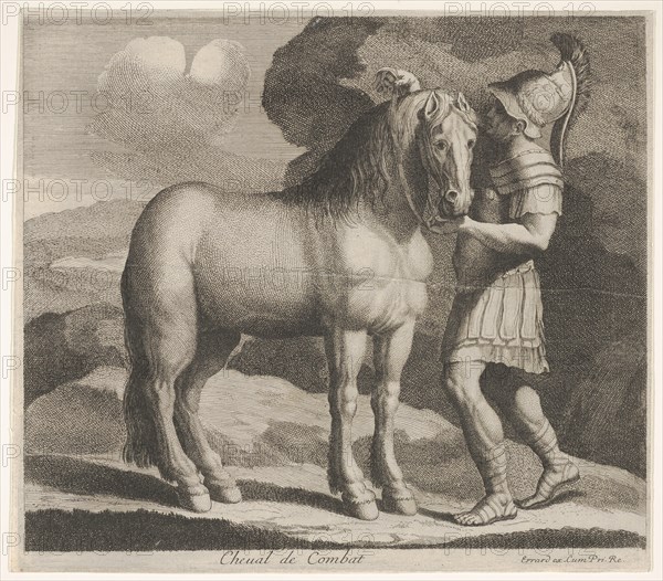 Cheval de Combat. Creator: Charles Errard le fils.