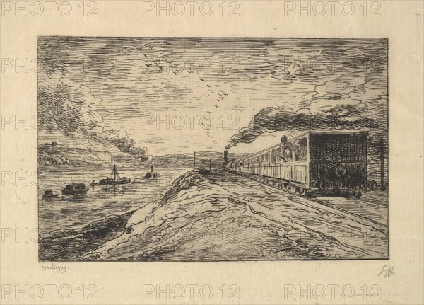 The Departure, 1861. Creator: Charles Francois Daubigny.