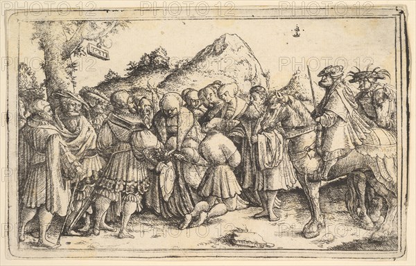 The pardoning of a criminal, 1531. Creator: Christoph Bockstorffer.