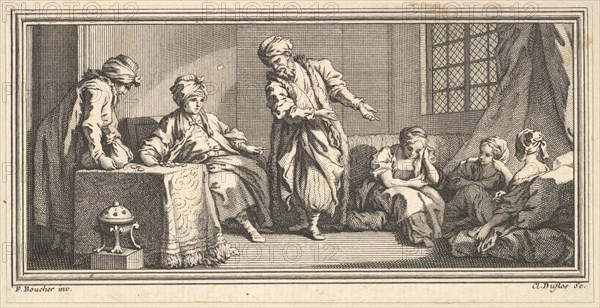 The Slave Merchant, 1746-47. Creator: Claude Augustin Duflos le Jeune.