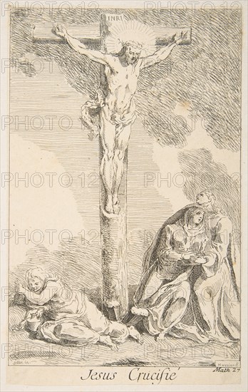 Crucifixion.n.d. Creators: Claude Gillot, Jacques Gabriel Huquier.