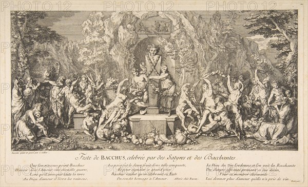 The Fête of Bacchus.n.d. Creator: Claude Gillot.